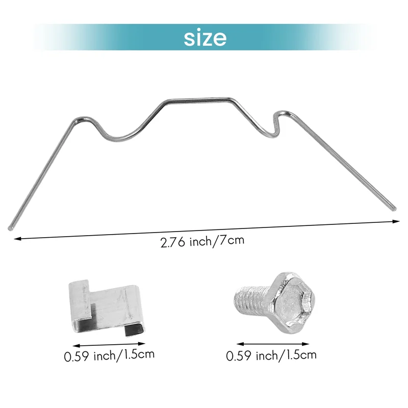 ABZS Kit de reparación de invernadero de 200 piezas, incluye acristalamiento con clip de alambre, clip de superposición Z, tuerca y perno de aluminio para invernadero de aluminio
