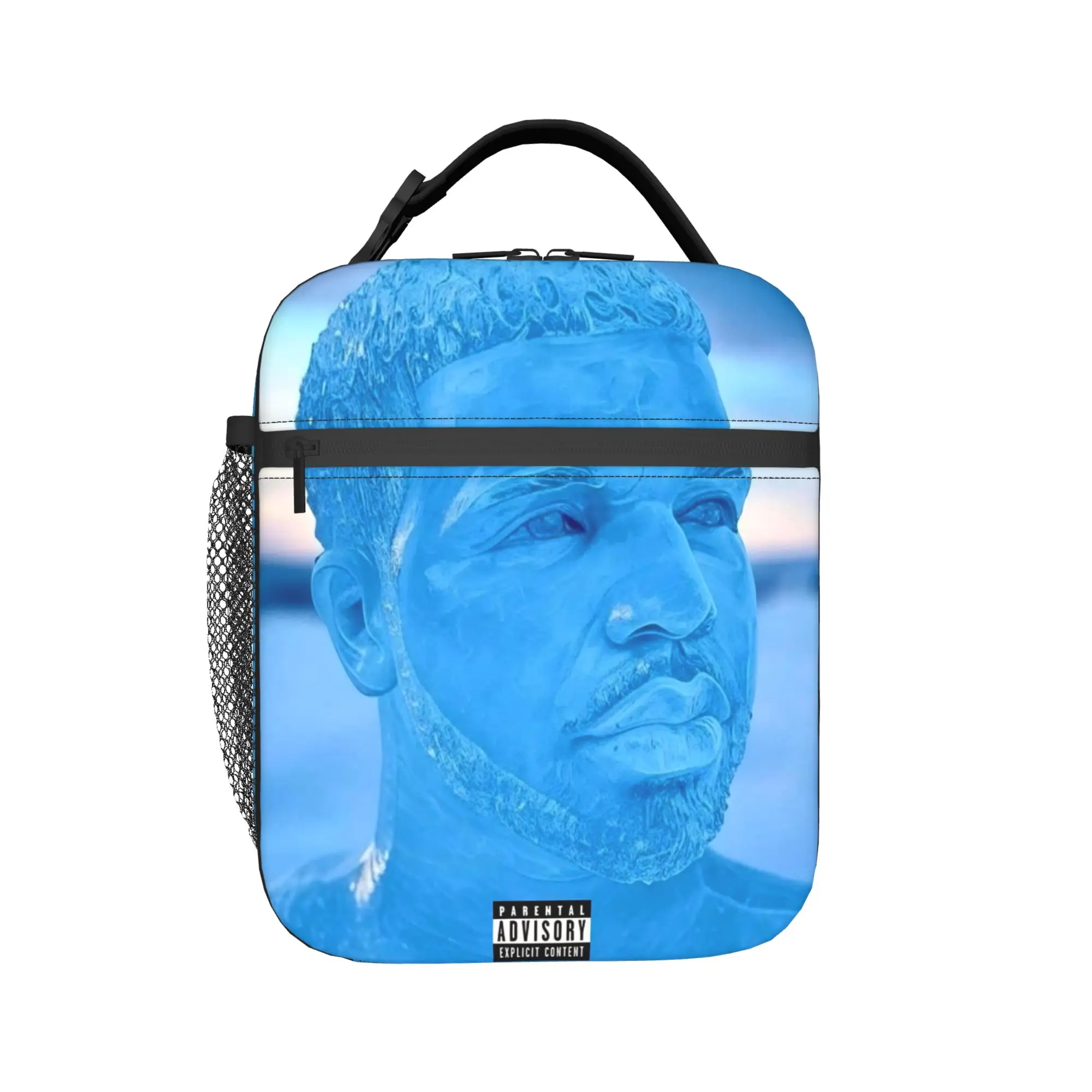 

Drakes Iceman Album 2026 Merch Insulated Lunch Bag For School Office Food Storage Bag Portable Cooler Thermal Lunch Boxes