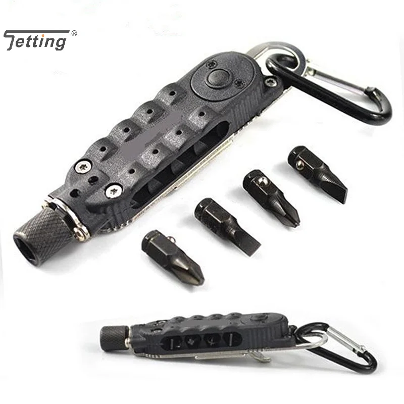 

Многофункциональная мини-отвертка, уличная EDC-брелок в форме отвертки, портативный инструмент для ремонта стали