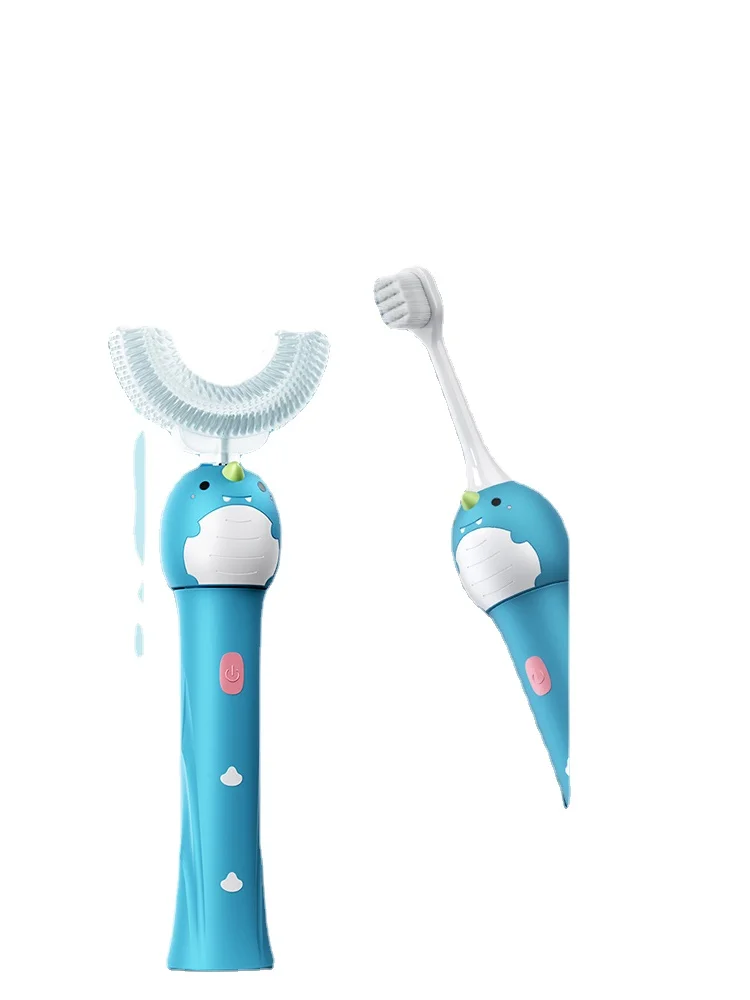 

HXL Children's Electric Toothbrush U-Shaped Kids Special Soft Hair Tooth Replacement Period