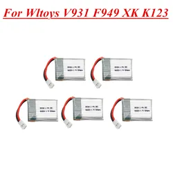 3.7V 500mAh 902530 25C LiPo Battery For Wltoys V931 F949 XK K123 6Ch RC Helicopter Spare parts 1s 3.7v Battery