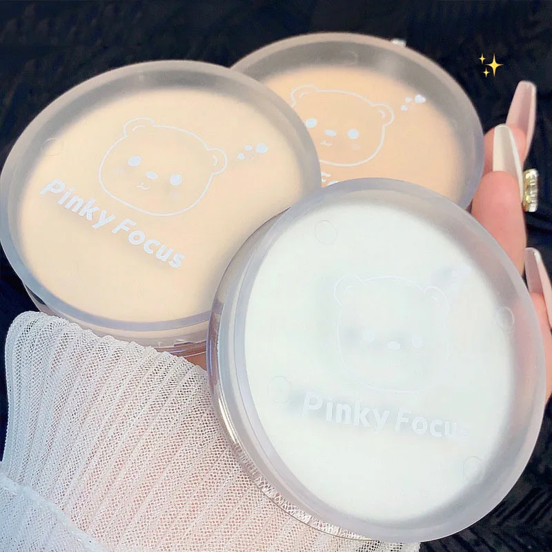 Bedak padat alami transparan putih, Concealer pencerah kontrol minyak, bedak Setting Makeup wajah tahan lama kosmetik tahan air