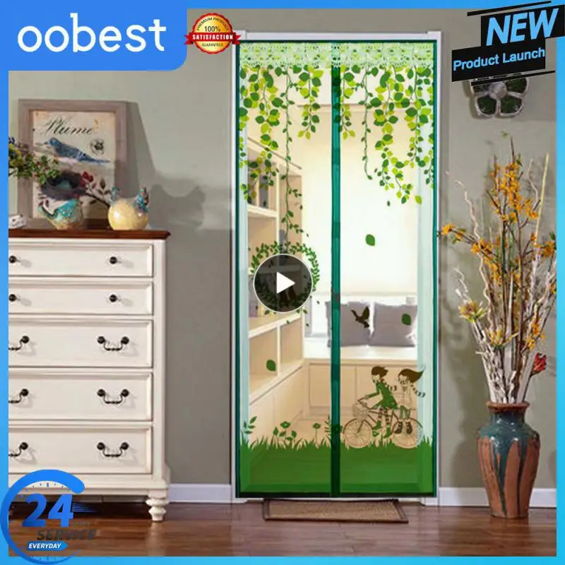 Magnetic Screen Door Versatile Hands-free Convenient To Use Easy To Install Durable Material Anti-mosquito Net Mosquito Net