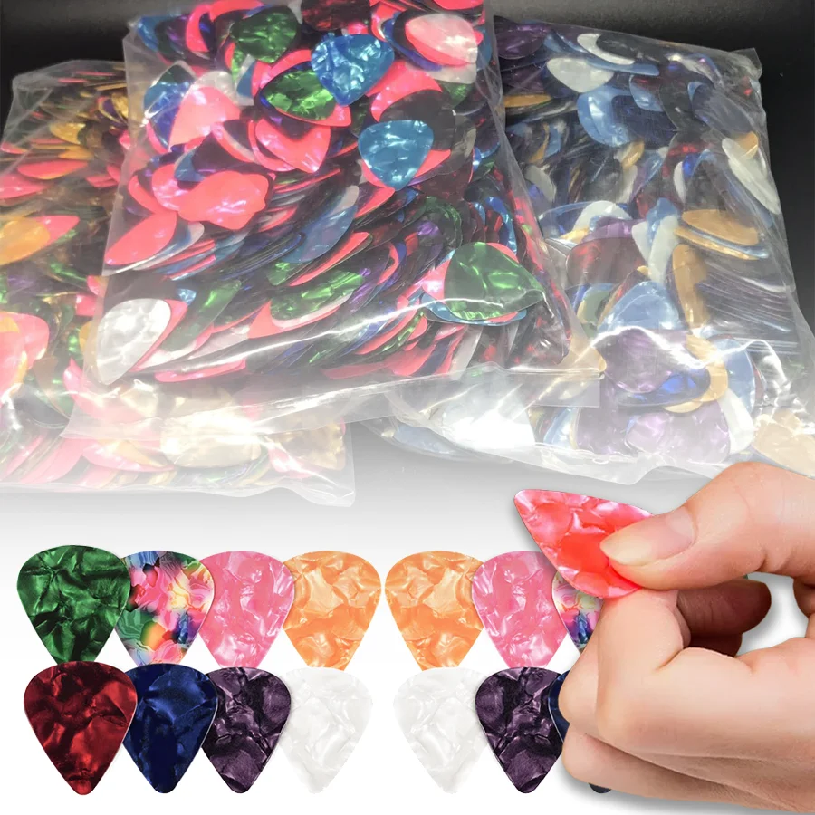 6/18/54pcs Guitar Picks 0.46mm ABS Indoor Outdoor Performance Accessories for Music Lover Guitar Ukulele String Instrument XJM
