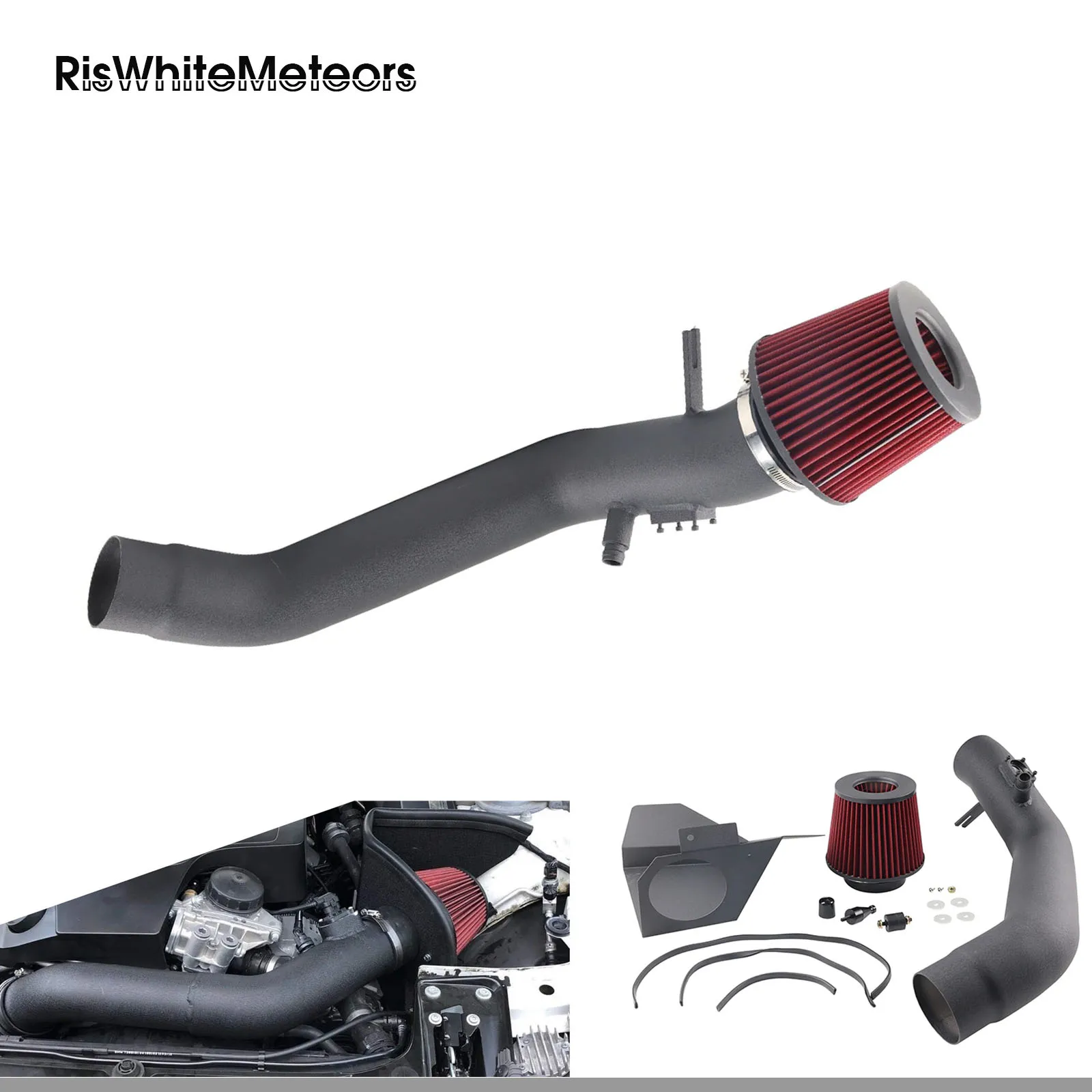 Air Intake Pipe Kit Cold Air Intake System For BMW 335i 435i M235i M2 N55 3.0L Turbo F30 F32 F87 2012-2016 Performance Intake Fi
