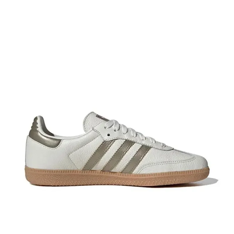 Adidas Originals Samba OG Men and Women's Board Shoes Comfortable Casual Versatile Daily Low Top Board Shoes White Grey