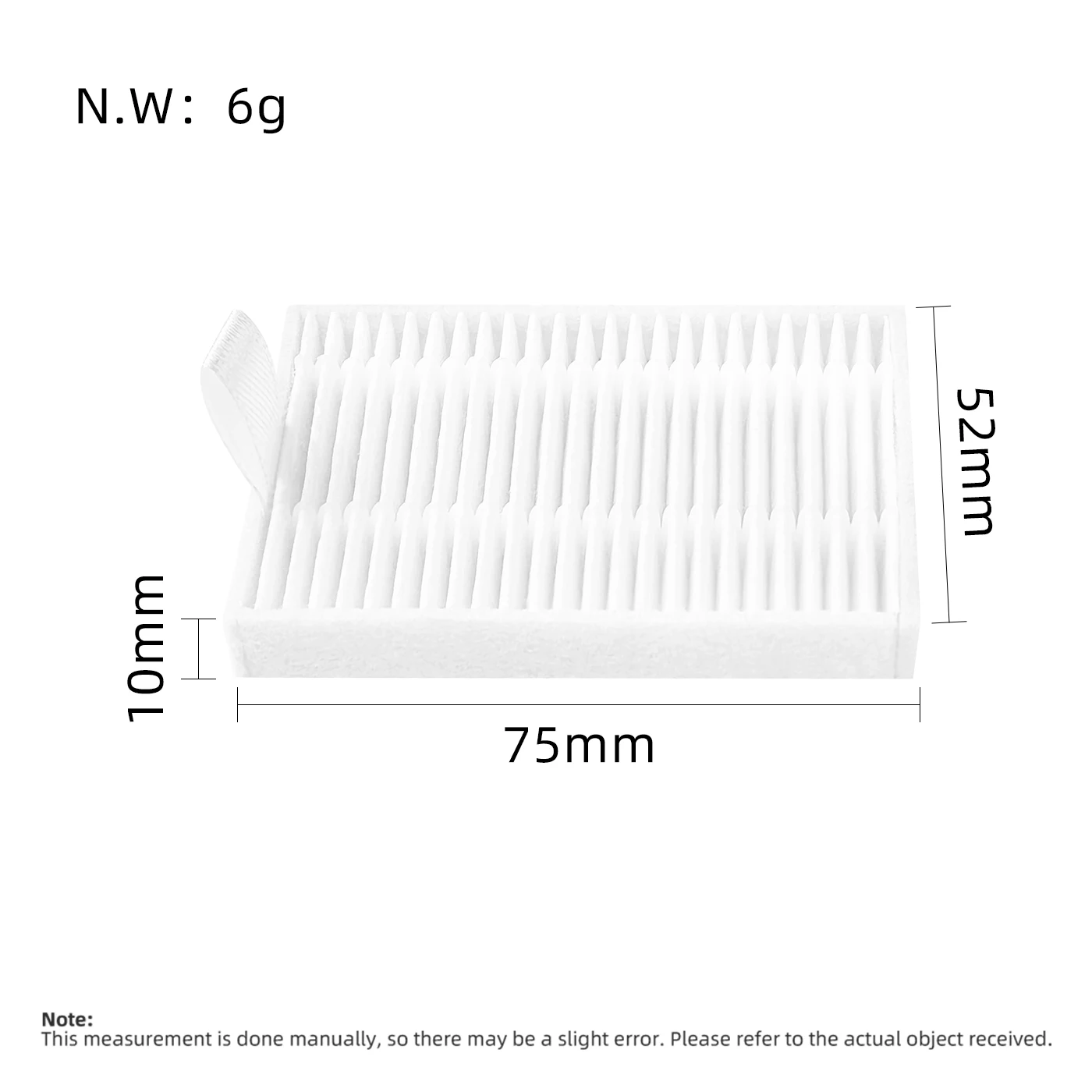 Compatible for iLife A30 Pro Accessories Main Brush Filter Dust Bag Mop Cloth Washable Replacement Parts Kit image 3