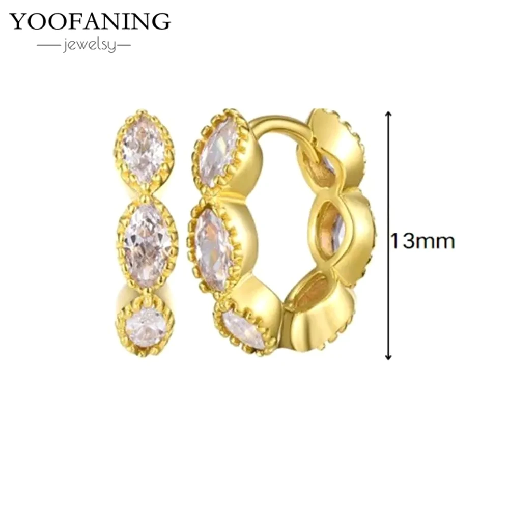 2025 New 925 Sterling Silver Ear Needle Unique  Earrings Colorful Zircon Circular Design Earrings Suitable for Women's Jewelry