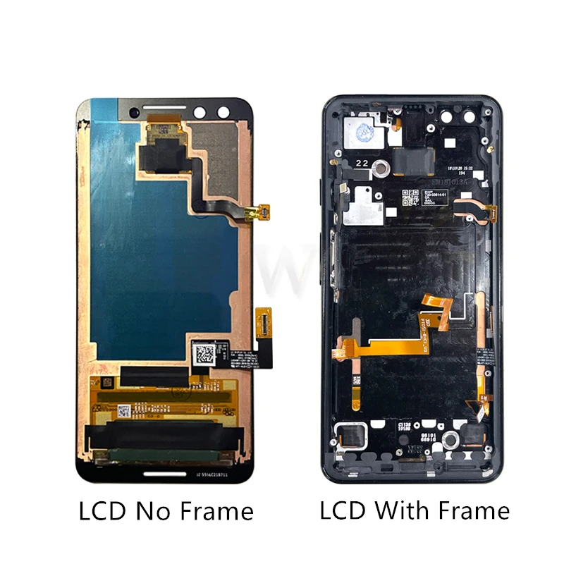 For Google Pixel 3 LCD Display Touch Screen Digitizer Assembly For Pixel 3 Screen With Frame Replacement Repair Parts