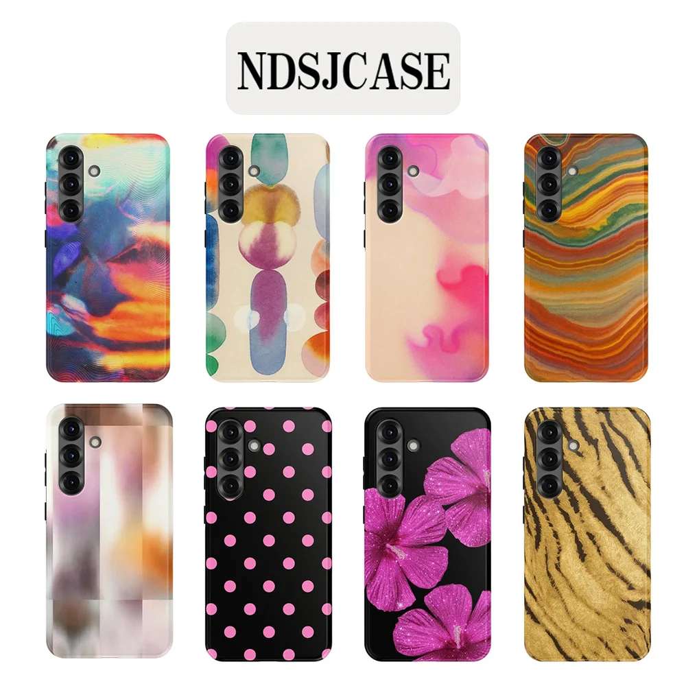 Luxury Clmj Cloud Wash Gigi Phone Case for Samsung Galaxy S20 S23 S24 S25 S26 FE Plus Ultra Edge 4G 5G Double-layer Back Cover
