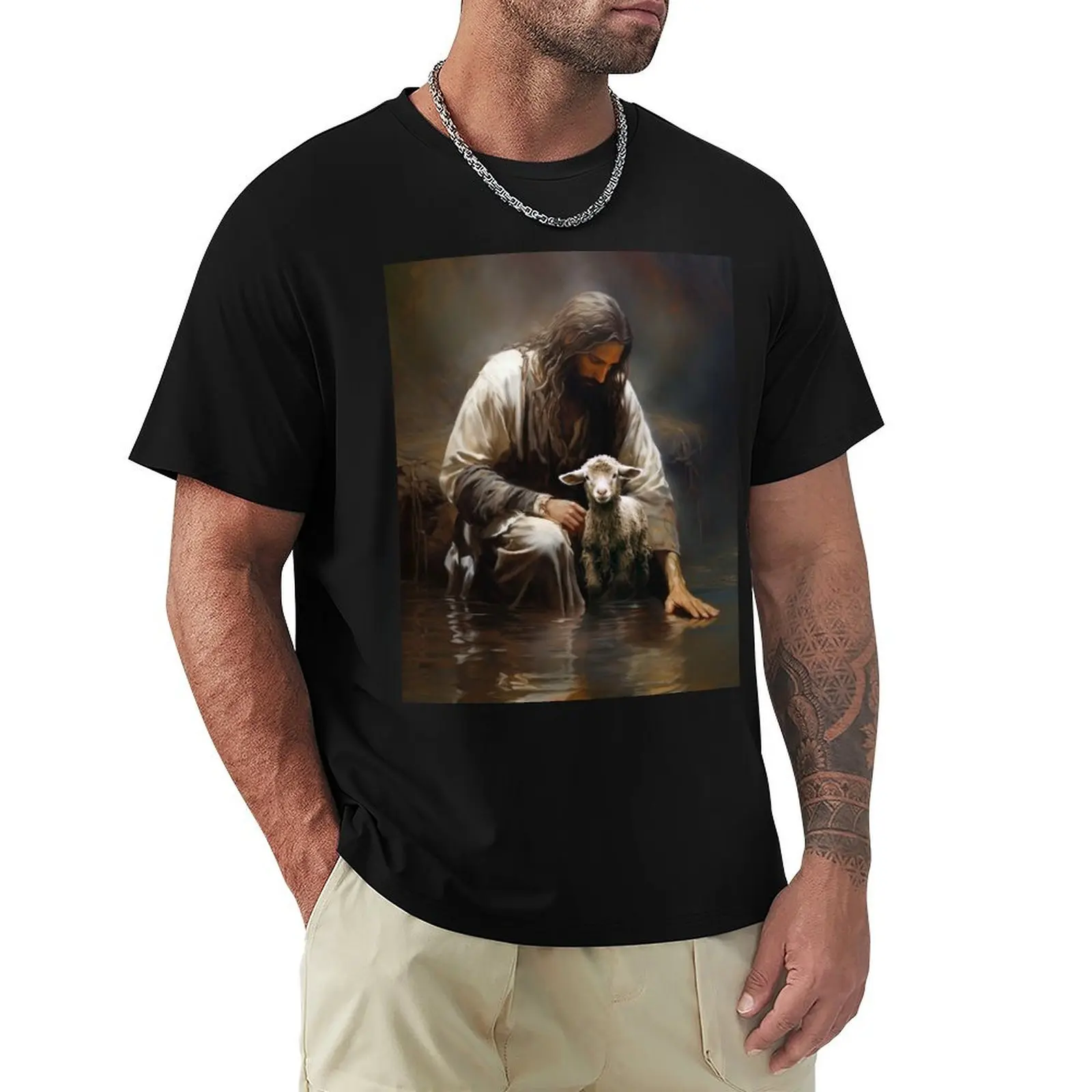 

Little Lost Lamb T-Shirt topping vintage graphic tee for a boy men clothings