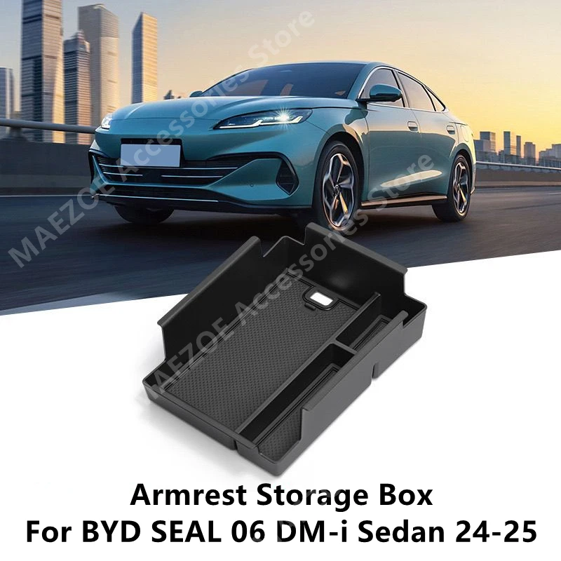 

Для BYD SEAL 06 DM-i Sedan 24-25, ящик для хранения в подлокотнике, аксессуары для модификации интерьера автомобиля, ремонт