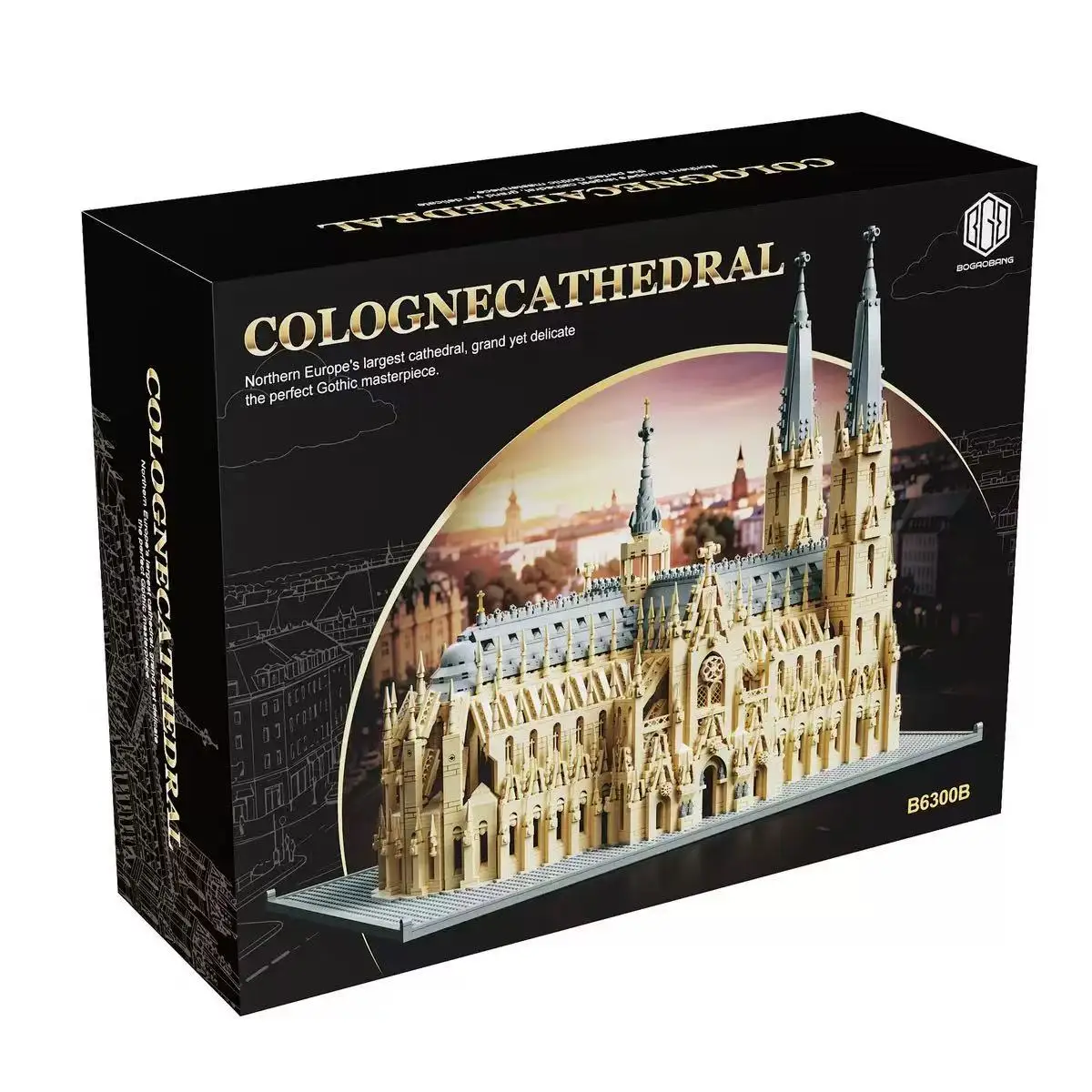 IN STOCK B6300B MOC Cologne Cathedral Building Blocks Bricks Assembling Model Construction kit for Adults Christmas Gift Set
