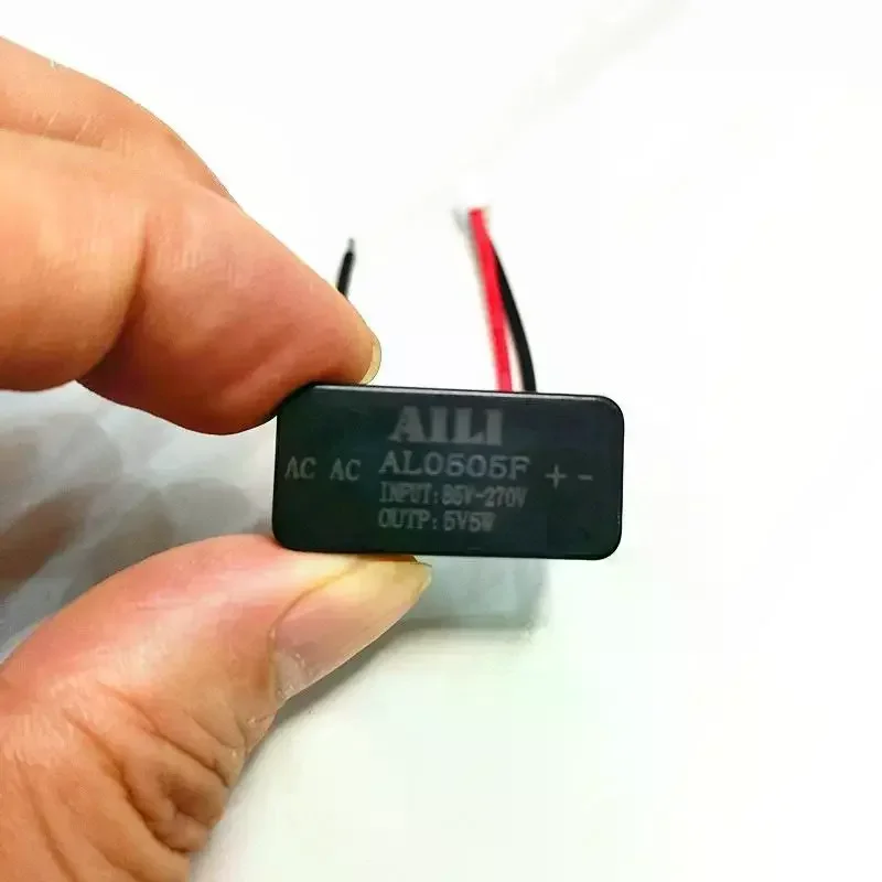 

1Pcs Waterproof Epoxy Potting Light Power Supply Isolation Switch Module Driver Converter AC 220V To DC 5V/1A 12V/5W AL0505F