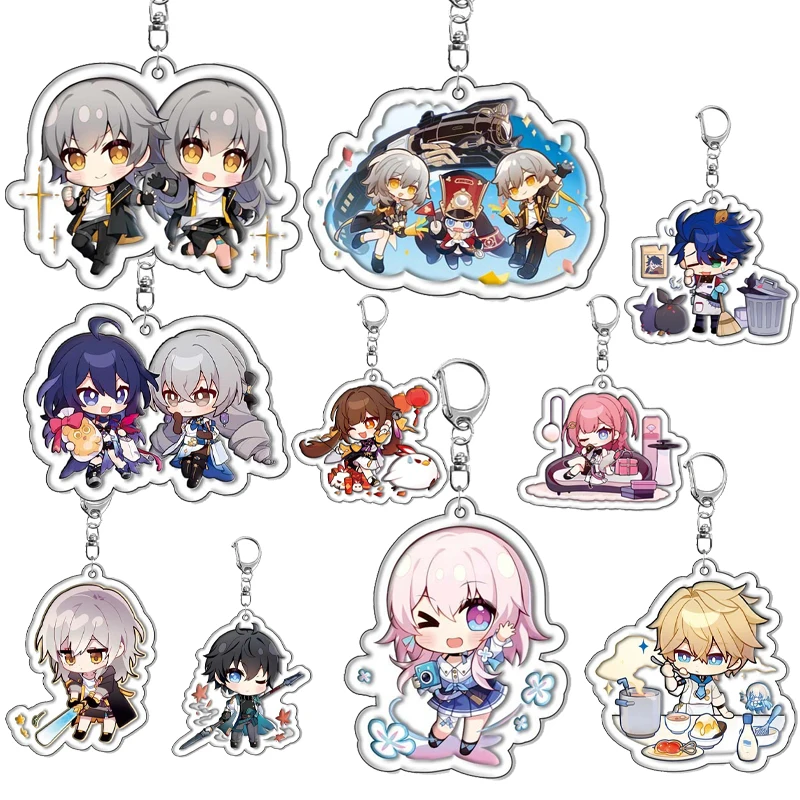 

Новый модный Elysia Raiden Mei Eden Aponia аниме персонаж мультфильма акриловый брелок Декор для девочек и мальчиков рюкзак очаровательные аксессуары
