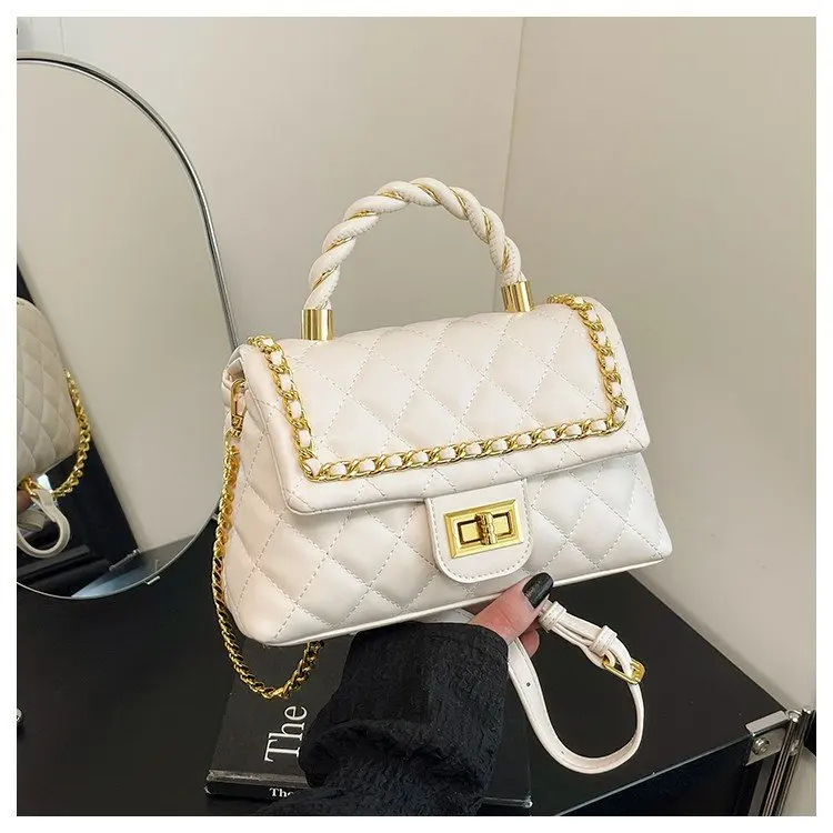 

Spring and Summer New Diamond Square Bag Women, High-end Messenger Handbag, Texture Versatile Model, Foreign Commuting Style
