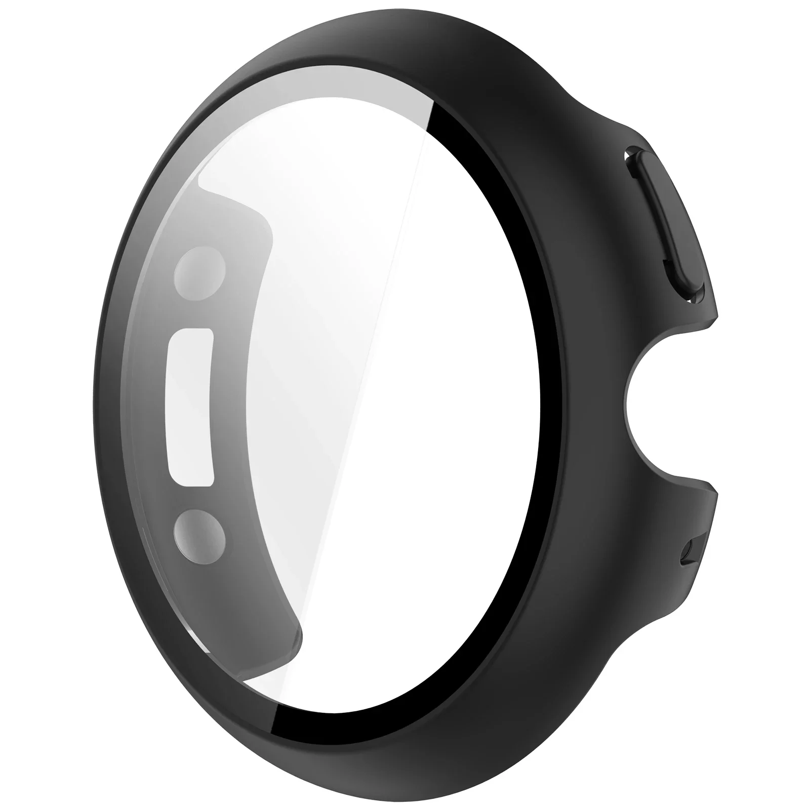 Gehärtetes Glas + Hülle für Google Pixel Watch 5 41mm 45mm, Hart-PC Rundumschutz-Bumper mit Displayschutzfolie für Google Pixel Watch 4 – Detail 16