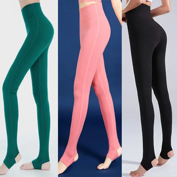 Kurvige Leggings Frau mit Bohemia-Wärmer für Damen, koreanisches Spleißen, Sportparty, Farbverläufe, über dem Knie blockiert, beliebt, sexy