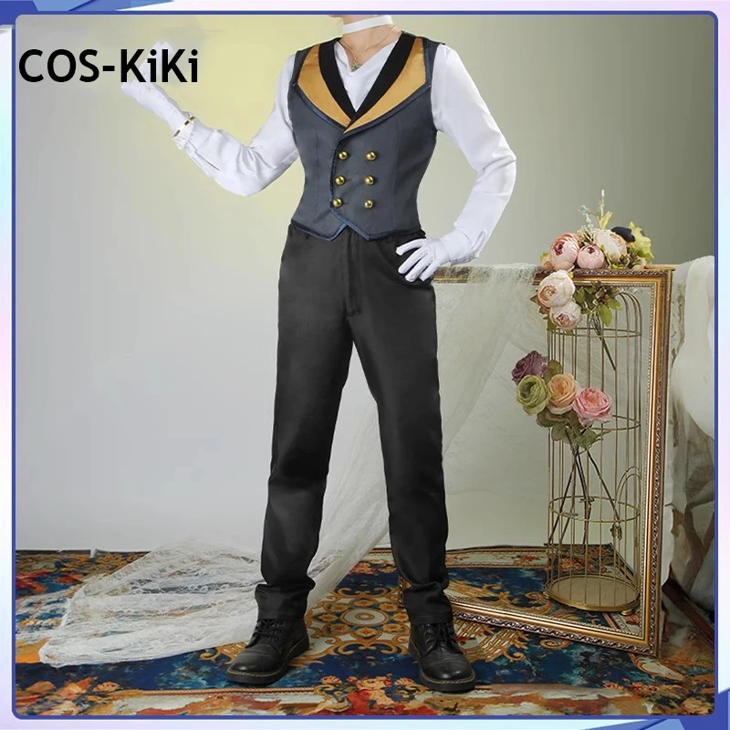 COS-KiKi Ensemble Stars 2 Tenshouin Eichi A Graceful Waltz Game Suit Gorgeous Cosplay Costume Halloween Party Role Play Outfit