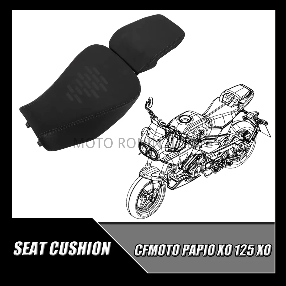 For CFMOTO Papio XO 125 XO125 Motorcycle Original Seat Cushions Front And Rear Seat Cushions Soft Bag FIT Papio XO 125