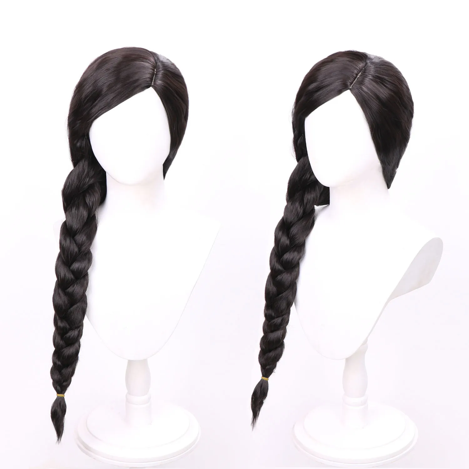 هازبين فندق Velvette شعر مستعار تأثيري لعبة أنيمي الأرجواني الأحمر الأبيض مختلط مزدوج ذيل حصان مقاومة للحرارة الشعر الاصطناعية للنساء #2