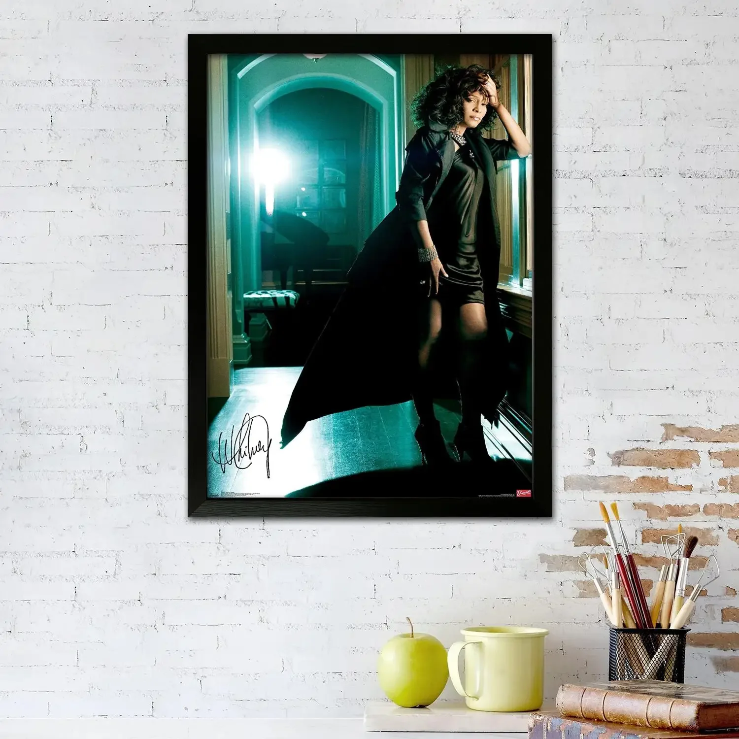 whitney houston Poster Prints Wall Art Canvas Painting Poster For Modern Family Living Room Home Decor