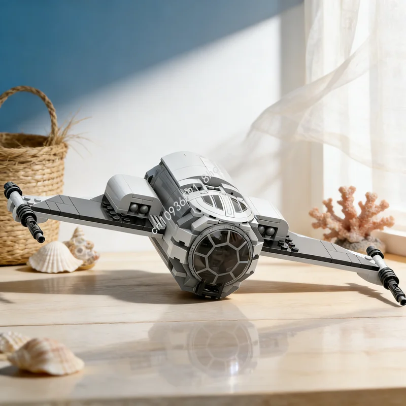 

325pcs MOC Star Battle TIE GL Atmospheric Glider Model Toy Building Blocks Architecture Christmas Gifts DIY Creative Education