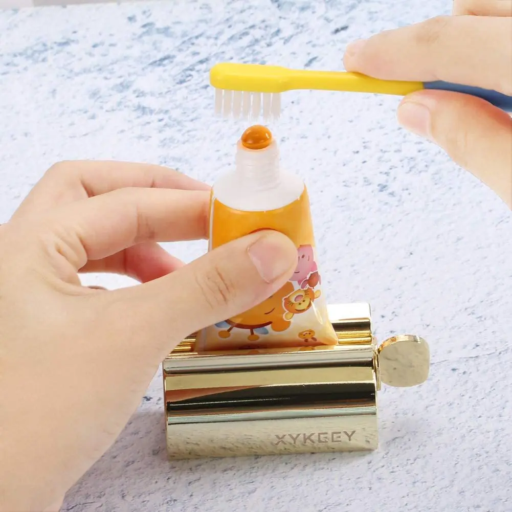 

1 pcs High Quality Stainless Steel Toothpaste Squeezer Tube Roller for Cosmetics Bathroom Accessories bathroom accessories