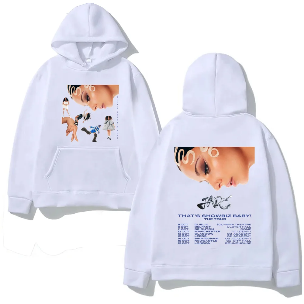 ¡Jade que muestra el bebébiz! Tour2025 Sudadera con capucha nuevo estilo JADE impresión sudadera Casual con bolsillo ropa de lana Unisex Punk Sudadera con capucha