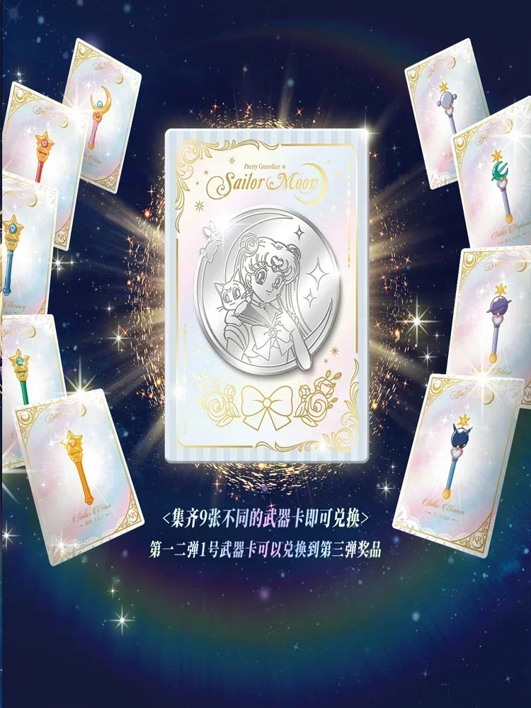 Oryginalna karta Sailor Moon 30th Anniversary Star Apocalypse Series Eternal Crystal Anime Collection Card Fantasy Magic Card Toy