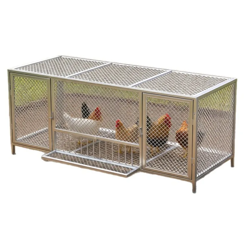 poulailler-en-fer-a-porte-simple-ou-double-100cm-130cm-150cm-cages-a-poulets-ferme-avicole-maison-a-poulets