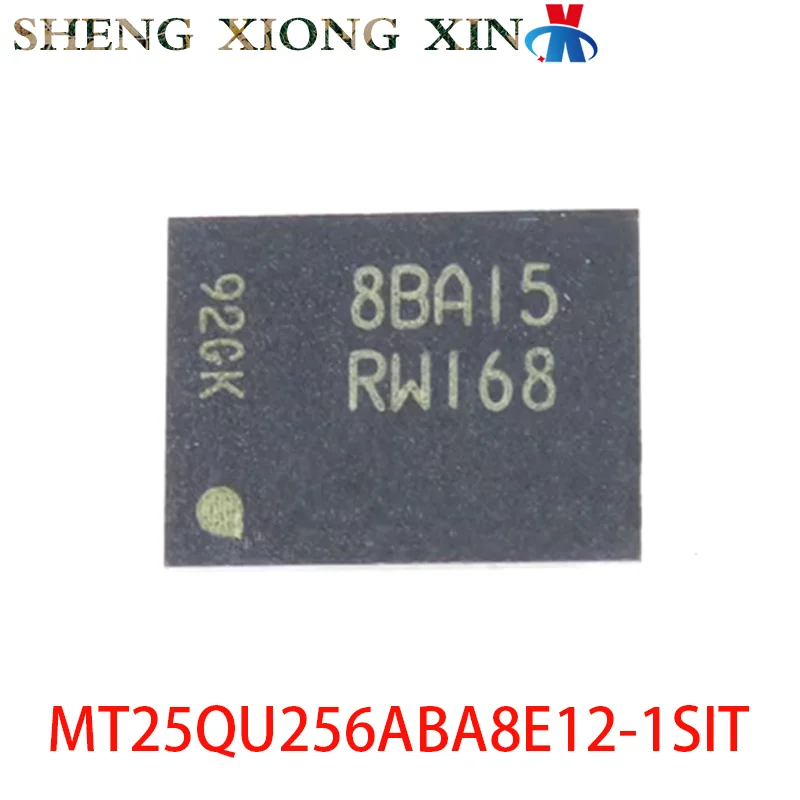 5pcs/lot 100% NEW MT25QU256ABA8E12-1SIT 24-T-PBGA Memory Chip MT25QU256 RW168 Integrated Circuit