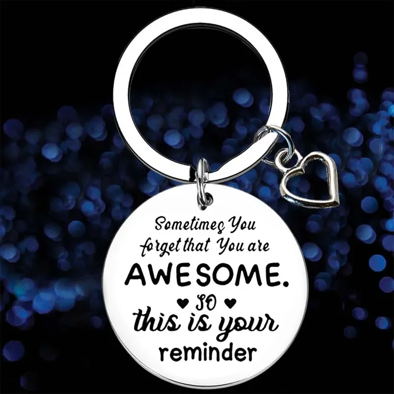 

Cute Inspirational Friend Keychain Friendship Employee Appreciation Gift Key Chain Pendant Coworker Best Friend Gifts