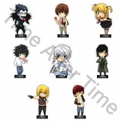 New Anime DEATH NOTE Acrylic Stand Model Figure Cosplay Plate Holder Topper Birthday Fans Christmas Desk Decor Plate Gift