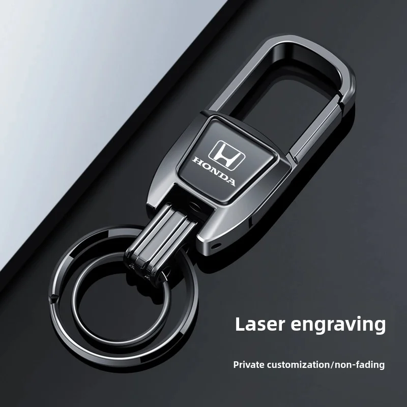 Fashion Car Key Keychain Chain Ring Keychain Styling Accessories For Honda Mugen Power Civic Accords CRV Hrv Jazz CBR VTEC VFR