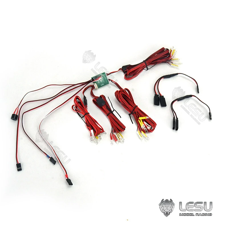 LESU für 1/14 Tamiya Ferngesteuertes Modell-Spielzeug Traktor-LKW Kipper Universal LED-Lichtset LKW DIY Zubehör Spielzeug – Detail 2