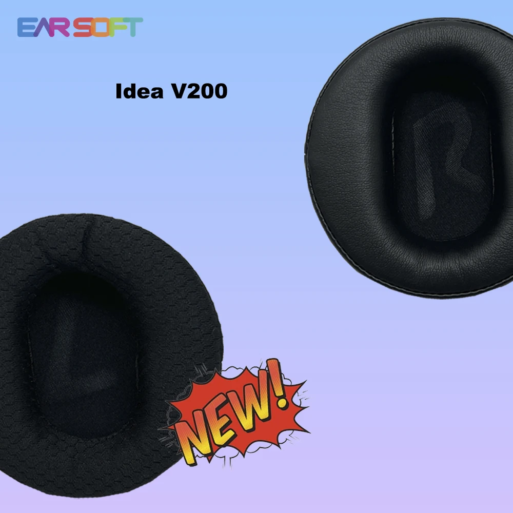 Earsoft Replacement Ear Pads Cushions for Idea V200 Headphones Earphones Earmuff Case Sleeve Accessories