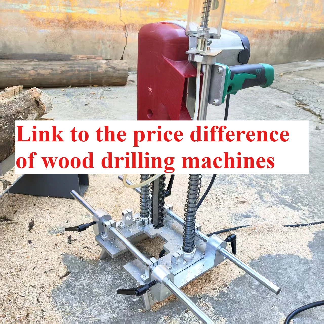 Exclusive wood drilling machine freight difference