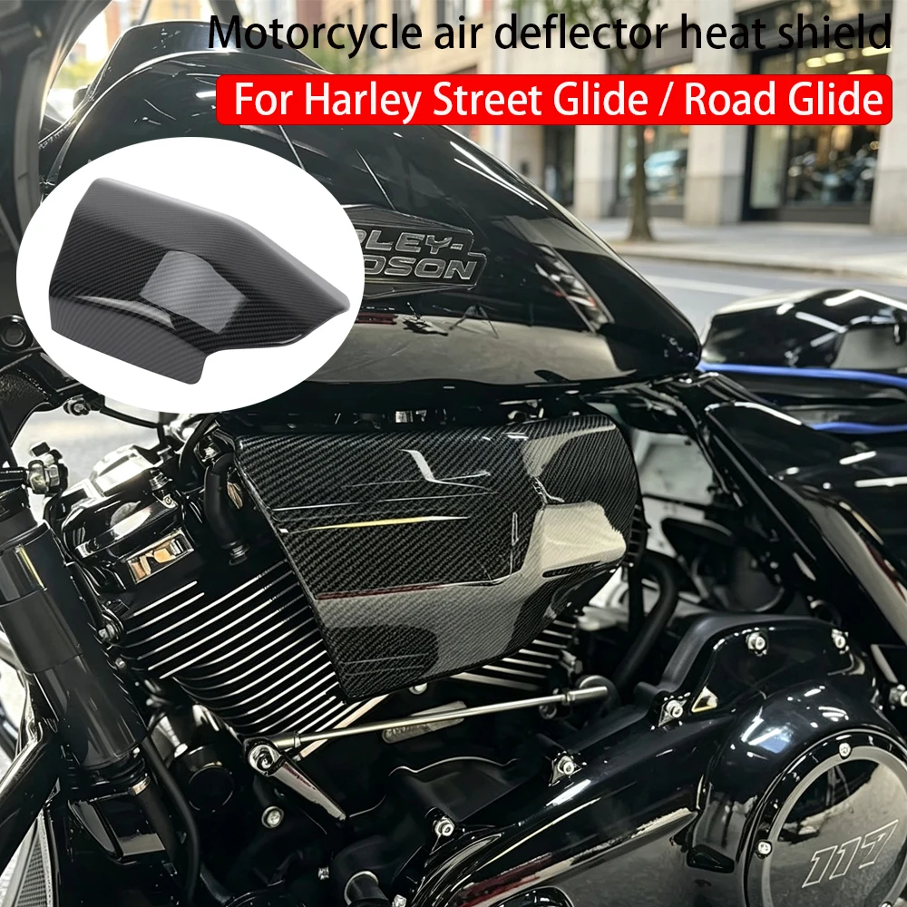 For Harley Touring Street Glide Road Glide CVO ST Road King Motorcycle Air Guide Cove 2026 Accessories Heat Insulation Cover