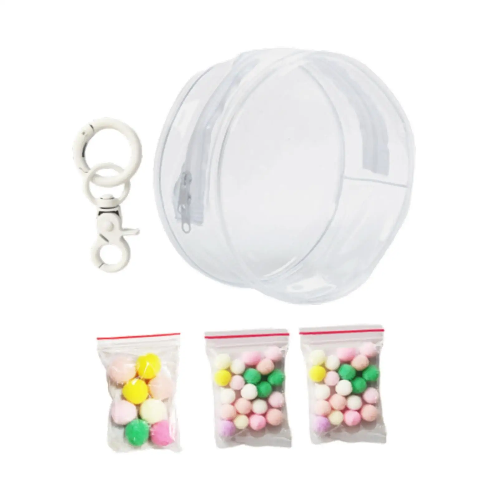 Doll Storage Bag PVC Dustproof Mini Figure Display Case Protective Carrying Pouch for Outdoor Travel and Gifts