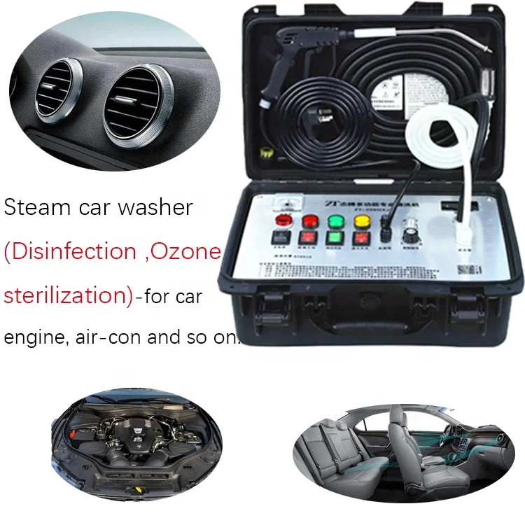 Portable Automatic Machine Motor Engine Interior Leather Seat Steam Cleaner for Optima Steamer Car Washer