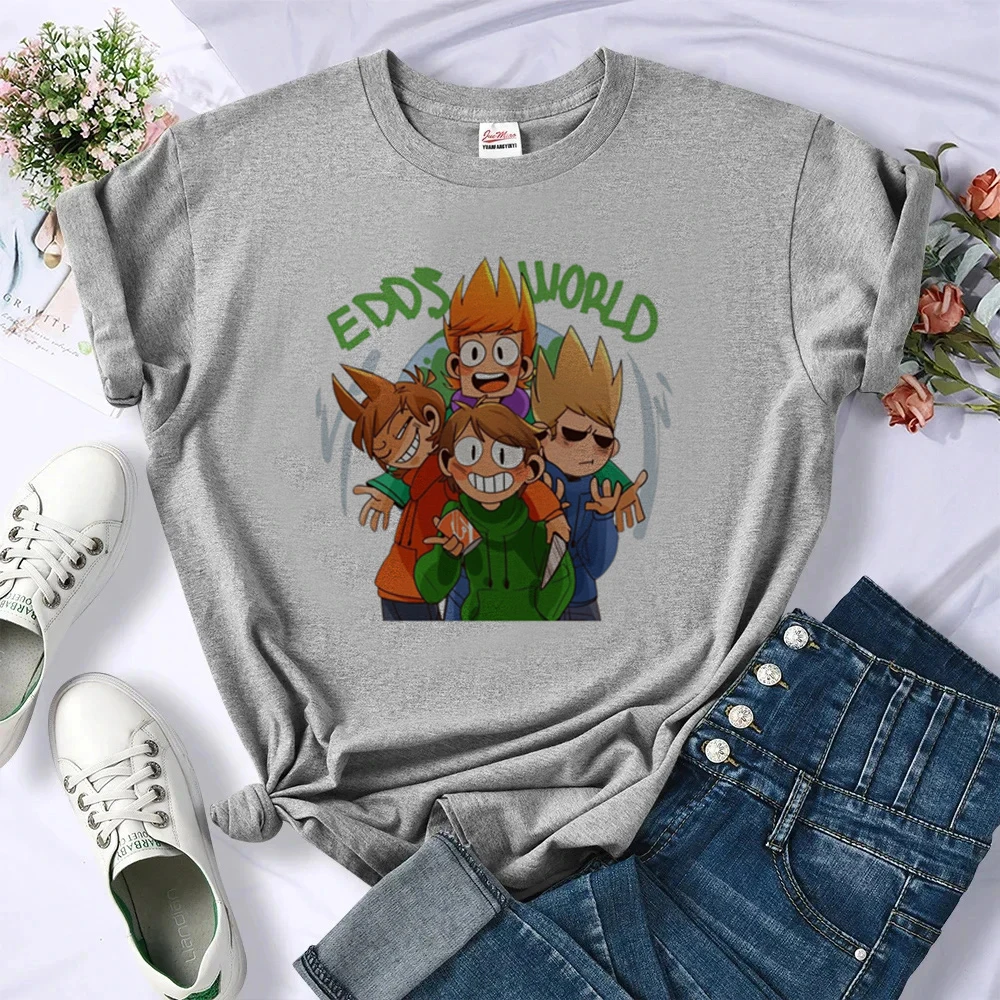 Eddsworld T-Shirt Shoujo Harajuku Baddie Vintage Sommer günstiges T-Shirt Ausverkauf Psychedelic Grunge Streetwear Party – Detail 3