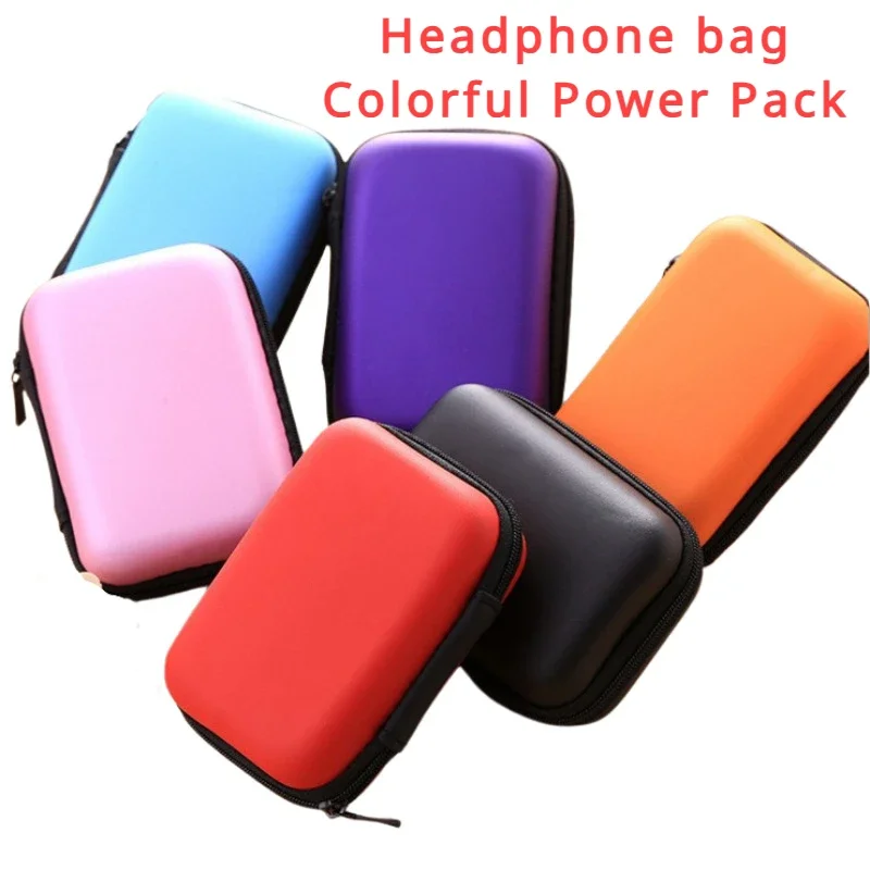 1 Pc Portable Card Storage Bag,Data Cable Packing Cube,Waterproof Headphone Storage Bag,EVA Protective Case For Travel