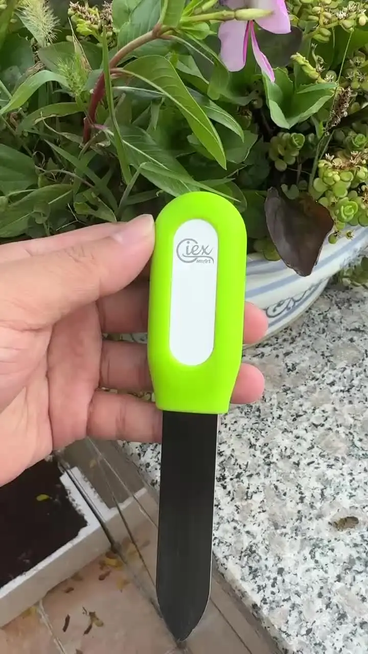 WiFi & Zigbee Capacitive Soil Moisture Sensor, Plant moisture meter Temperature Tester Compatible with TUYA