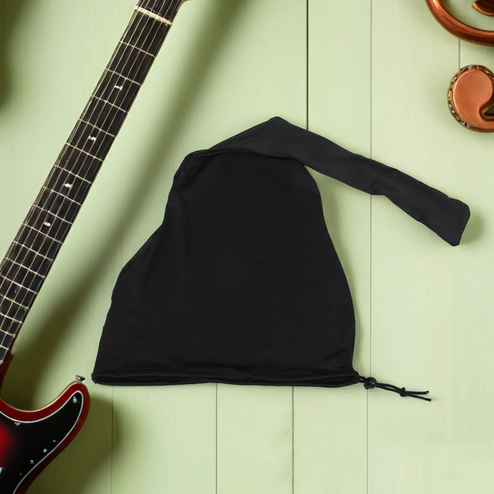 

Чехол для гитары, черный, из полиэстера, универсальный, для акустических, классических, электрических и бас-гитар, защитный, сумка для хранения, с ремешком на шнурке, музыкальный аксессуар