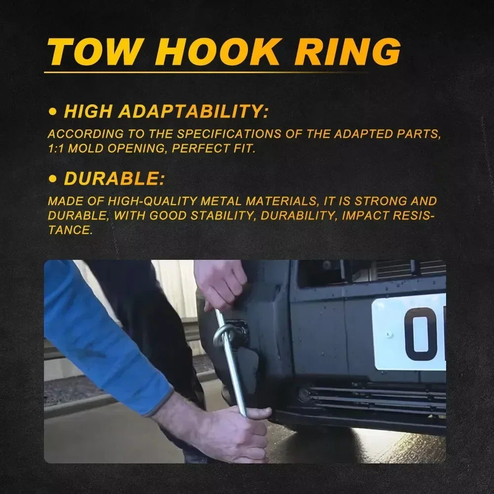 1PC Car Tow Hook For Citroen Relay Peugeot Boxer Fiat Ducato Short Towing Eye Recovery Hook 2006