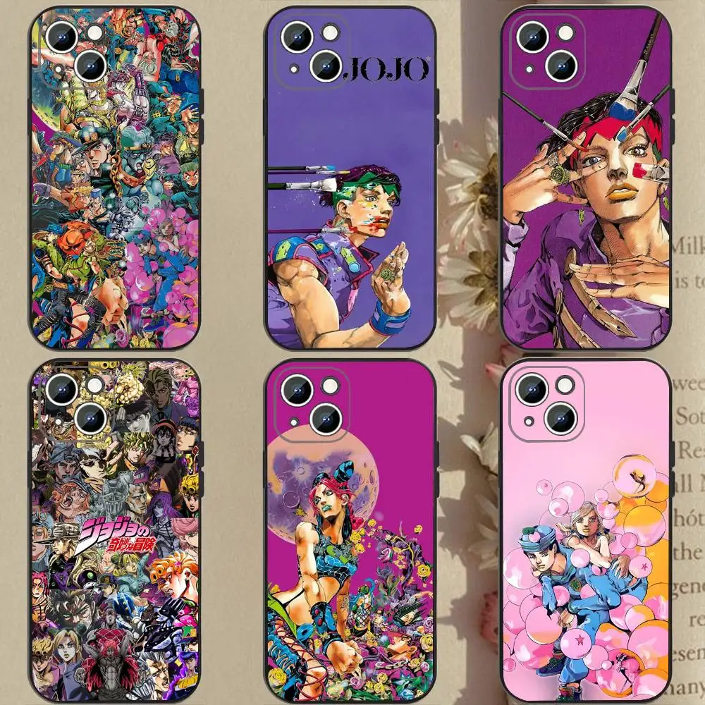 

Чехол для телефона JoJo Bizarre Adventure, мягкий силиконовый чехол с магнитом для iPhone 17, 16, 15, 14, 13, 12, 11 Plus Pro Max Air