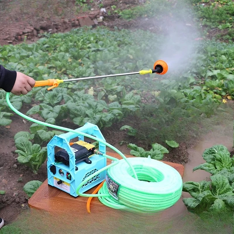 

electric sprayer Portable rechargeable fruit tree dispenser Pumping car washing machine High pressure double pump