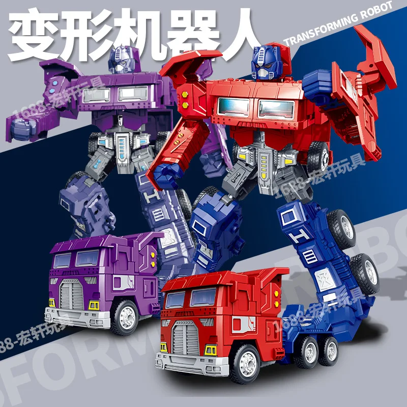 

Deformation Robot Toys Children's Inertia Optimus Wasp Car Model Truck Autobot Boy Toys Children's Gifts