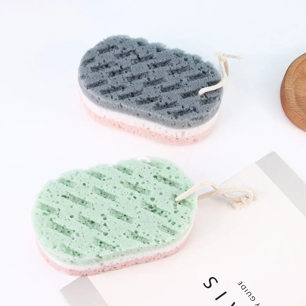 Soft Wash Body Exfoliation Quick Foaming Bathing Accessories Sponge Scrubber Body Brush Sponge Bath Ball Shower Rub